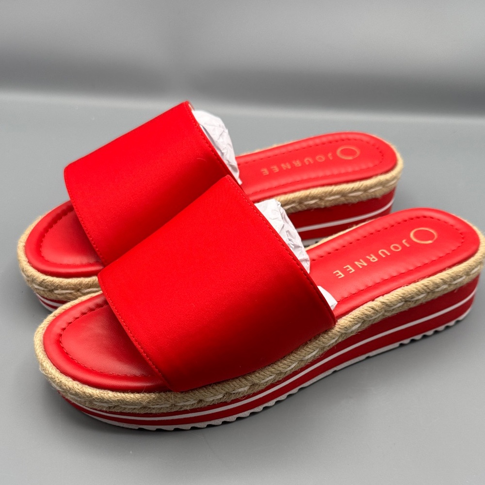 Journee Rosey Slide Sandal